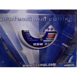 Алмазный диск Lissmac BSW-20, 300/25.4
