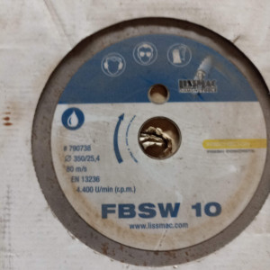 Алмазный диск Lissmac FBSW-10, 350/25.4